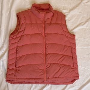 Puffer Vest Pink Women’s Size L Cabela’s Goose Down